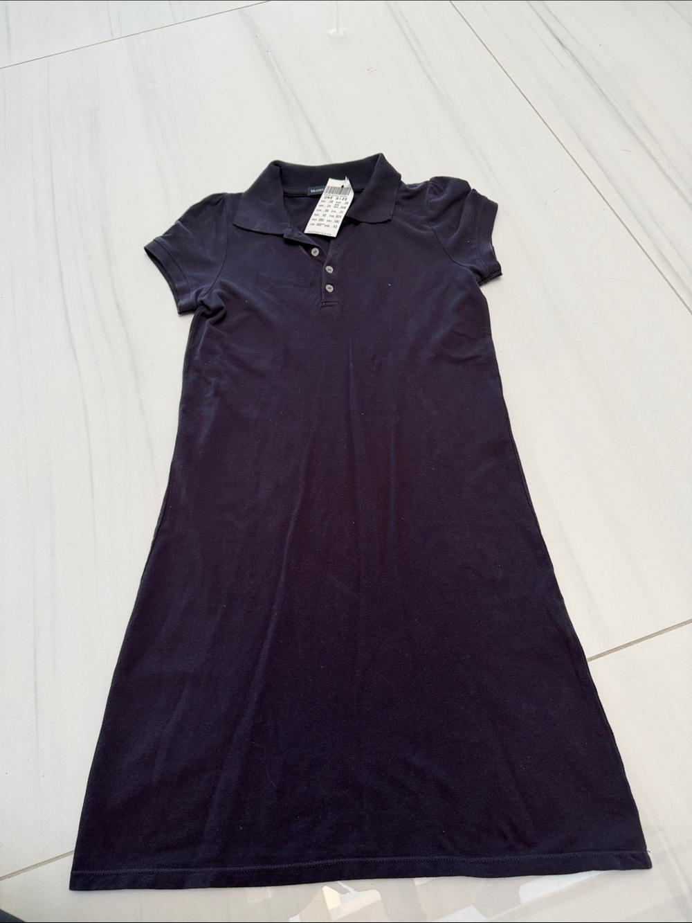 NWT Brandy Melville Navy Polo Mini Dress